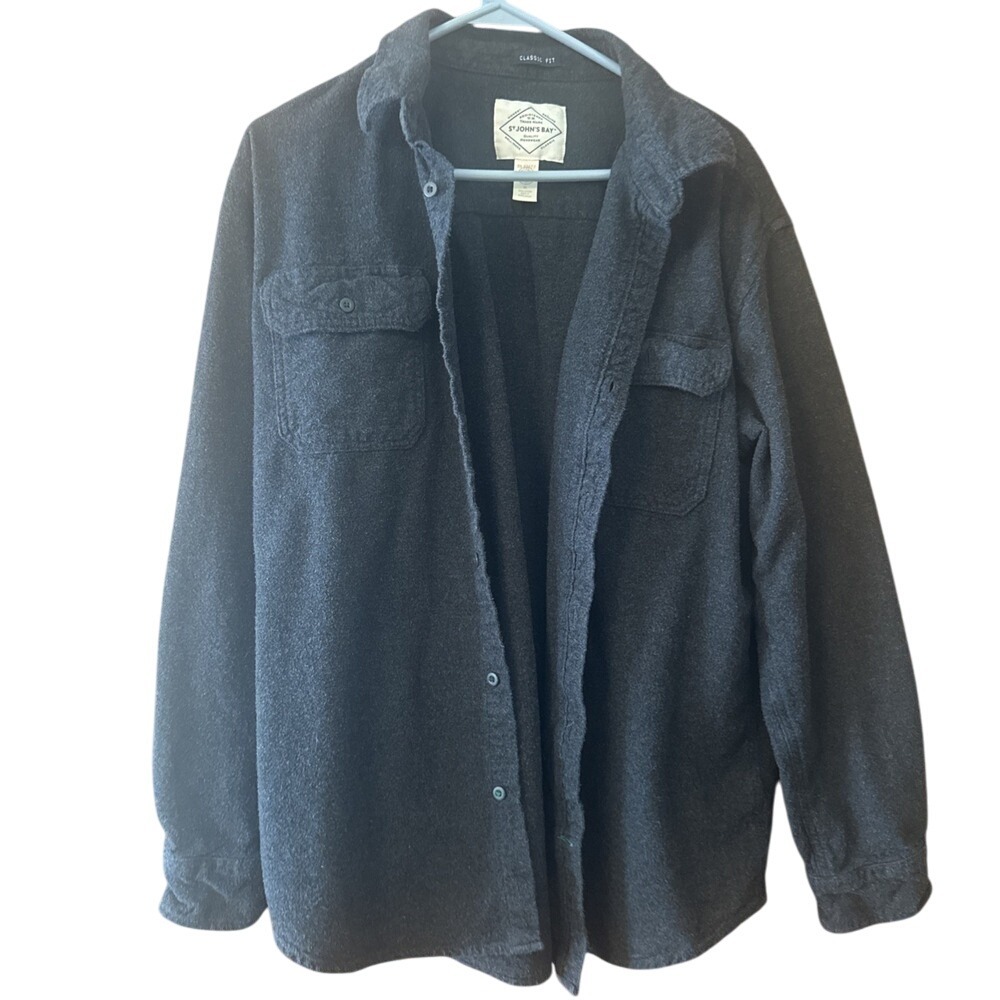 St. John's Bay Work Shirt Classic Fit Size XL‎